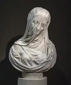 The "Veiled Dame (Puritas) by Antonio Corradini (1722)