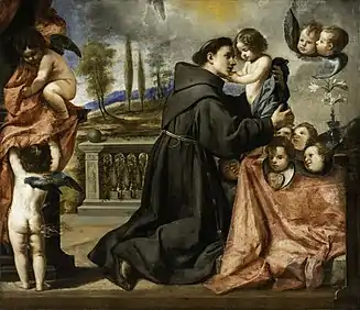 St Anthony of Padua with Christ Child