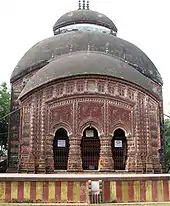 Antpur is home to one of the finest pieces of terracotta architecture. The Radha Govindjiu temple (in picture) was built in 1785.