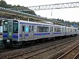 Aoimori 701 series two-car electric multiple unit (EMU) in its former livery