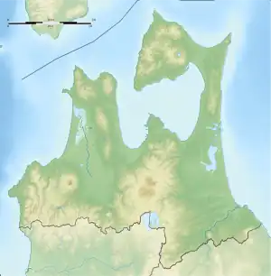 Location of Lake Towada in Aomori Prefecture