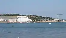A view of Appledore Shipyard from the opposite side of the Torridge estuary