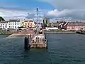 The Portaferry Ferry Terminal seen from the ferry