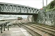 In 1983 with a terminating train from Dublin Heuston hauled by a pair of CIE 121 Class locomotives