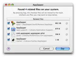 AppZapper screenshot