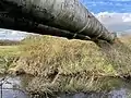 Aquarius dual water pipeline crossing the Ballynahinch River