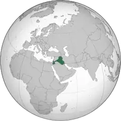 Location of Arab Federation