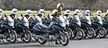 Honda ceremonial escort motorcycles of 2 Cavalry Squadron