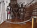 Medieval weapons and armor.
