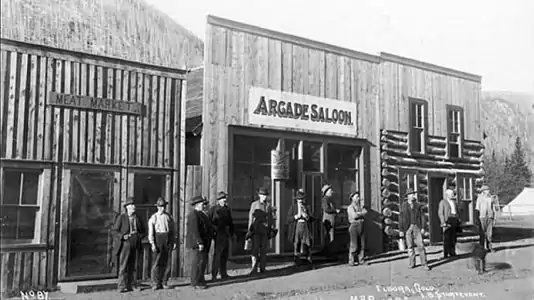 The Arcade Saloon in 1898 Eldora, Colorado