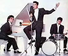 Arcadia in 1985.From left to right: Nick Rhodes, Simon Le Bon and Roger Taylor