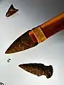 Horgen culture, silex knife and stone arrowheads