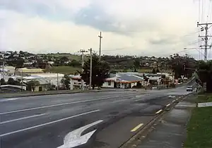 View of Archers road looking towards McFetridge Park in the 1980s