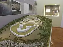 Architectural model of the Castro of Zambujal in Leonel Trindade Municipal Museum