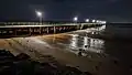 Ardrossan jetty at night