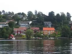 View of the Kongshavn area on Tromøy