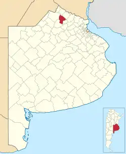 Location of Arrecifes in Gran Buenos Aires