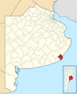 Location in Buenos Aires Province