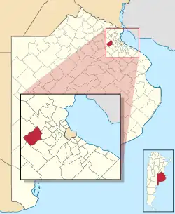 location of General Rodriguez Partido in Gran Buenos Aires