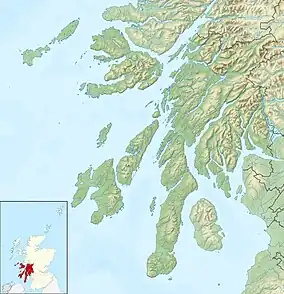 Beinn Reithe is located in Argyll and Bute
