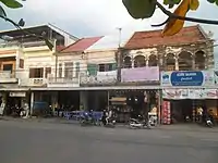 Shophouses, Kratie, Cambodia