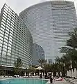 A pool at Aria