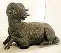 Bronze ram statue from Syracuse