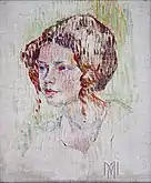 Lidia Arionescu Baillayre, 1880-1923 Portrait of a Woman, 1904