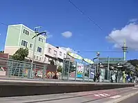 Arleta Station along the T Third Street light rail line, 2012