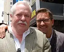 Maupin (left) with husband Christopher Turner in May 2013