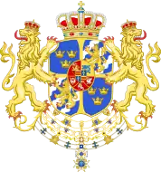 Coat of Arms as  King Charles XIII  of Sweden, 1809-1814