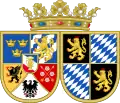 Arms of Charles of Sweden and Marie of Palatine