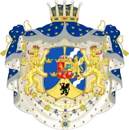 Coat of Arms as  Prince of Sweden,  Duke of Södermanland
