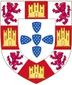 Arms of Infanta Branca of Portugal, Viscountess of Huelgas and Lady of Cifuentes