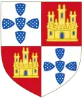 Arms of Infante Afonso of Portugal, Lord of Portalegre