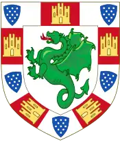 Arms of Infante Fernando of Portugal, Lord of Serpa