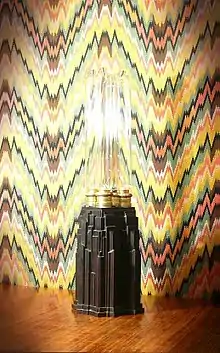 Skyscraper Lamp, designed by Arnaldo dell'Ira, 1929, Arnaldo dell'Ira Collection