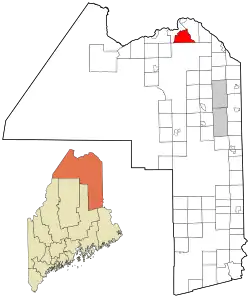 Location of St. Agatha, Maine