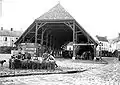 The covered market at the beginning of the 19th century.