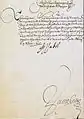Clara Isabella Eugenia – Manuscript letter, Brussels, June 20, 1628