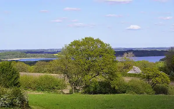 The lake, seen from the west