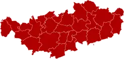 Location of the arrondissement in Walloon Brabant