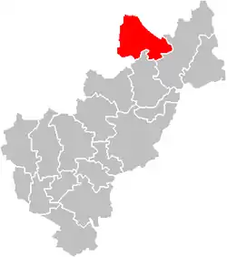 Location of the municipality in Querétaro