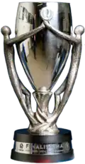 The CONMEBOL–UEFA Cup of Champions trophy