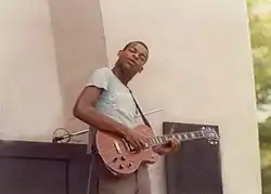 Arthur Rhames with Eternity at the Prospect Park Band Shell c. 1978