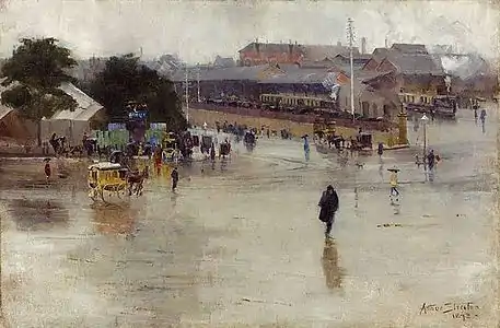 The Railway Station, Redfern, 1893, Art Gallery of New South Wales