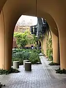 Arts West colonnade, University of Melbourne 2018