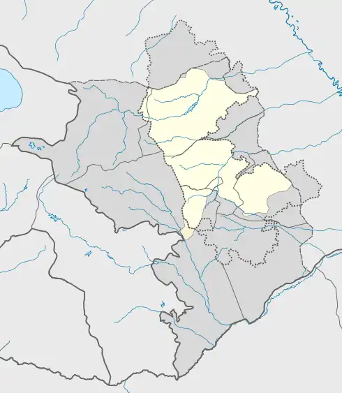 Harutyunagomer / Gyzylgaya is located in Republic of Artsakh