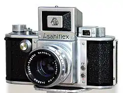 The 1952 (Pentax) Asahiflex, Japan's first single-lens reflex camera.