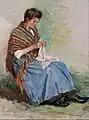 Sewing Woman